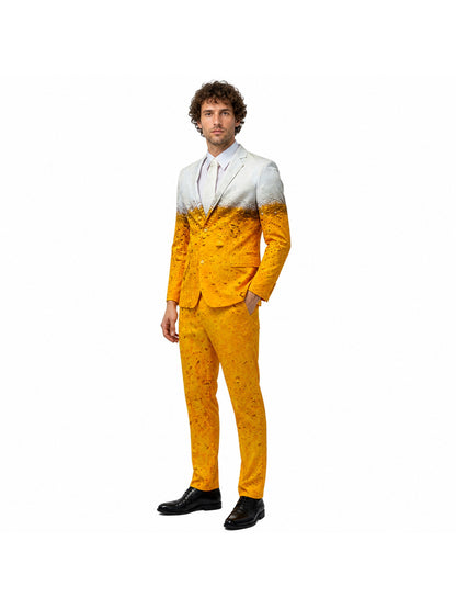 Beer Print Stage Costume, Jacket and Pants Costumes detail