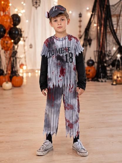 Children’s Zombie Athlete Halloween Costume lifestyle view