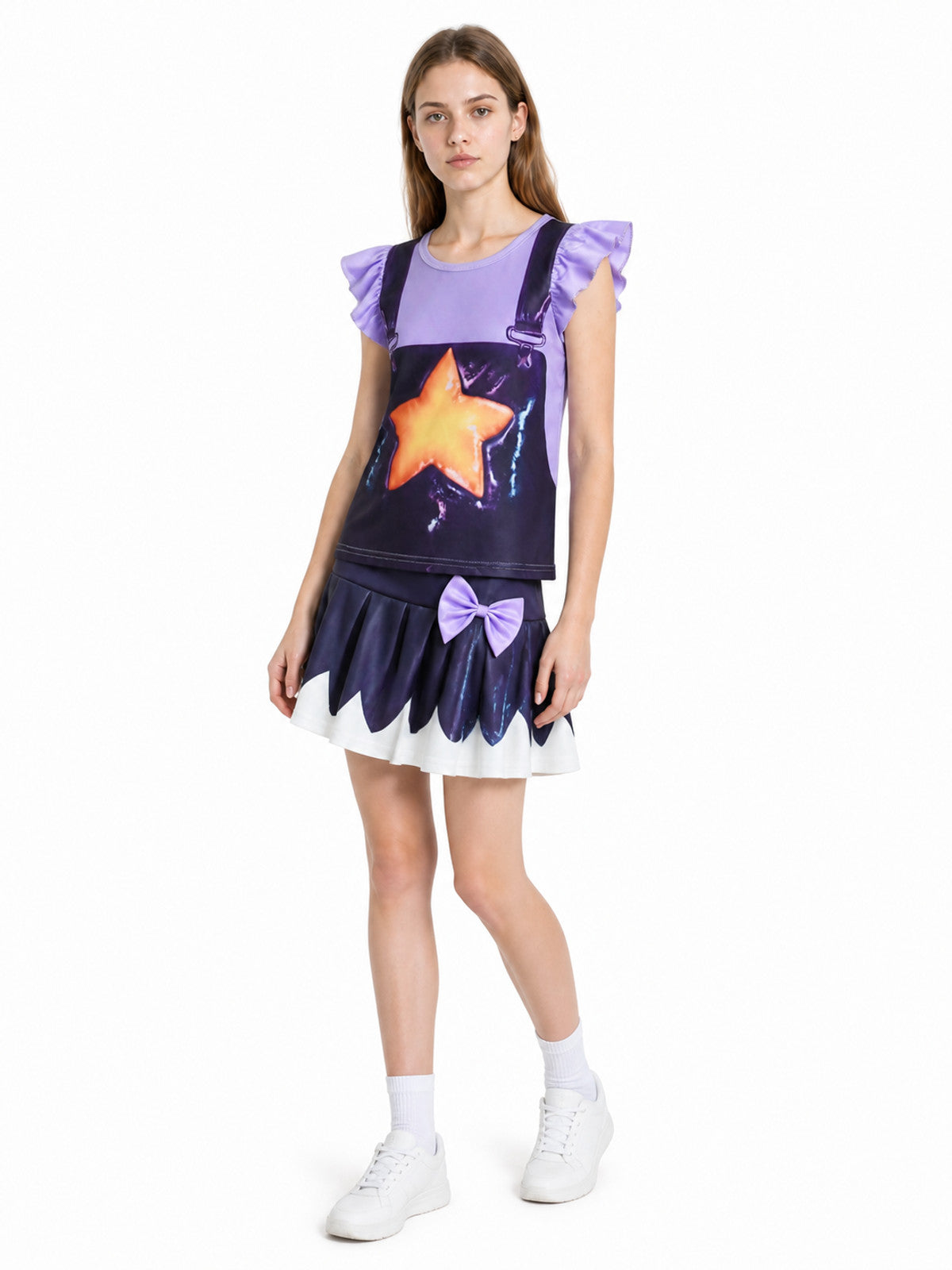 Skirt and Top Set, Star Print, Style 86148 product detail