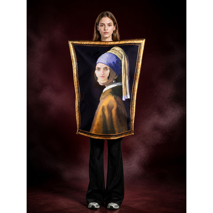 Mona Lisa Costume Jumpsuit, Vintage Renaissance Halloween Outfit main product view