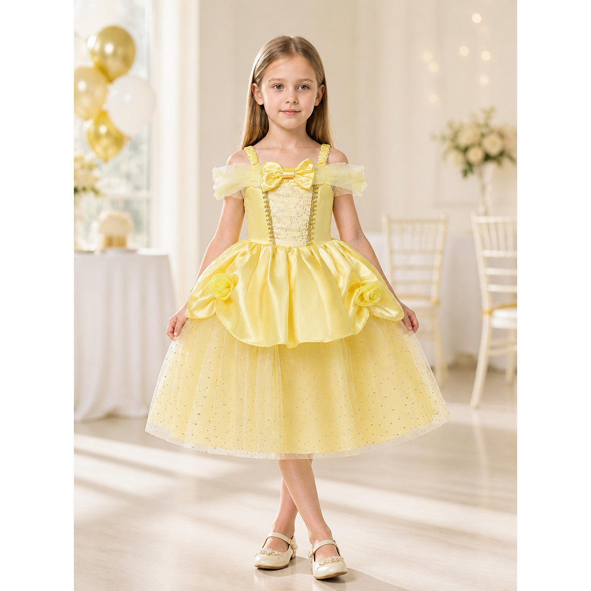 Yellow Princess Costume for Halloween