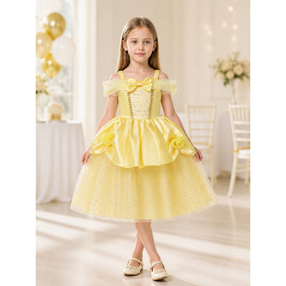 Yellow Princess Costume for Halloween