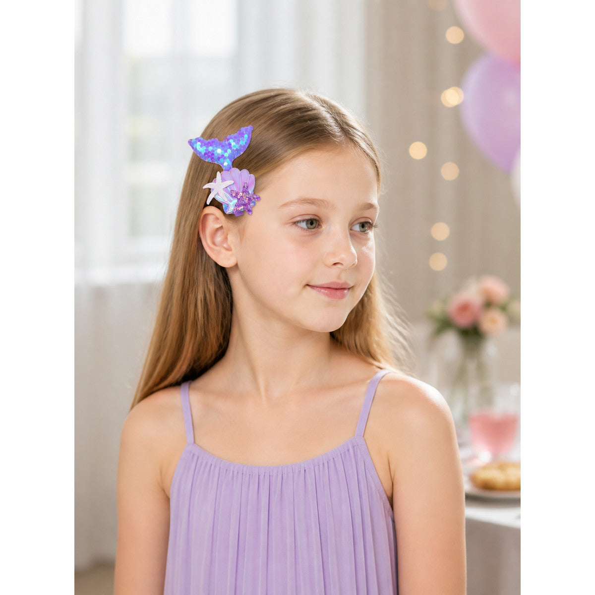 Mermaid Carnival Headpiece for Halloween lifestyle view