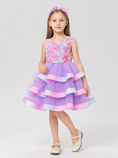 Princess Tutu Dress with a Multilayered Full Skirt