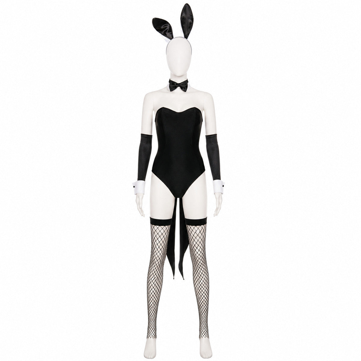 Bunny bodysuit costume with ears for role-play looks lifestyle