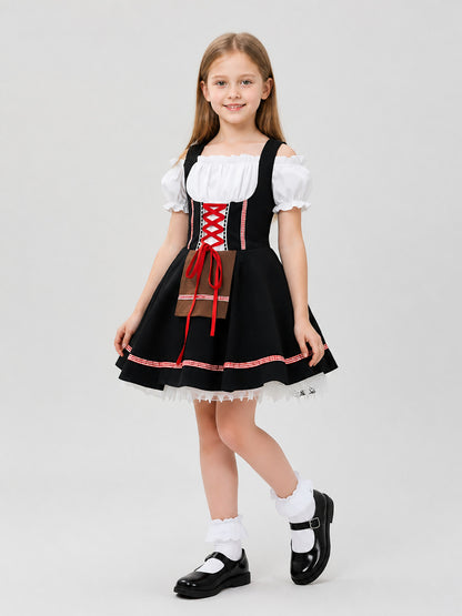 Bavarian-Style Dirndl Dress for Oktoberfest Costume Dresses detail