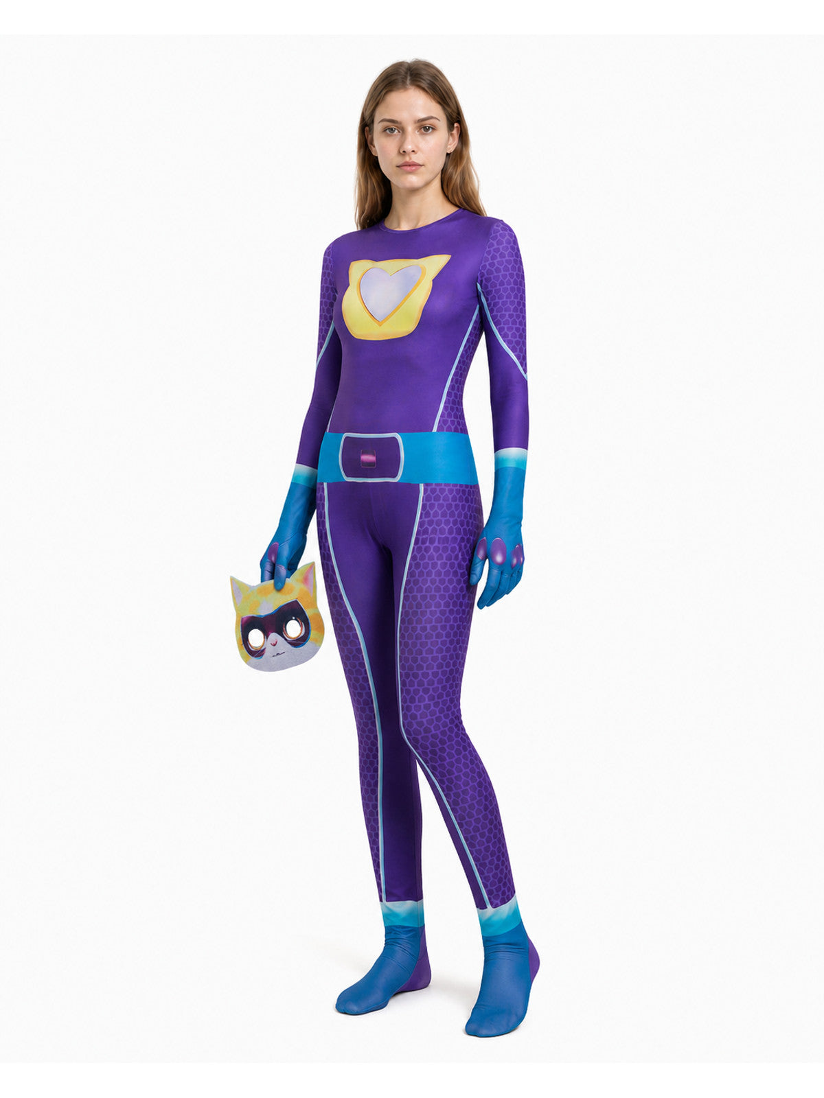 SuperKitties Carnival Costume, One-Piece with Mask