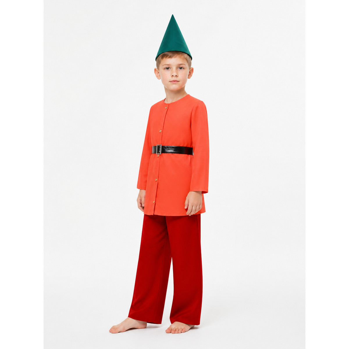 Carnival Gnome Costume with Hat and Belt Costume Headwear detail