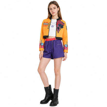 3-Piece Stage Costume: Jacket, Top, and Shorts Costumes detail