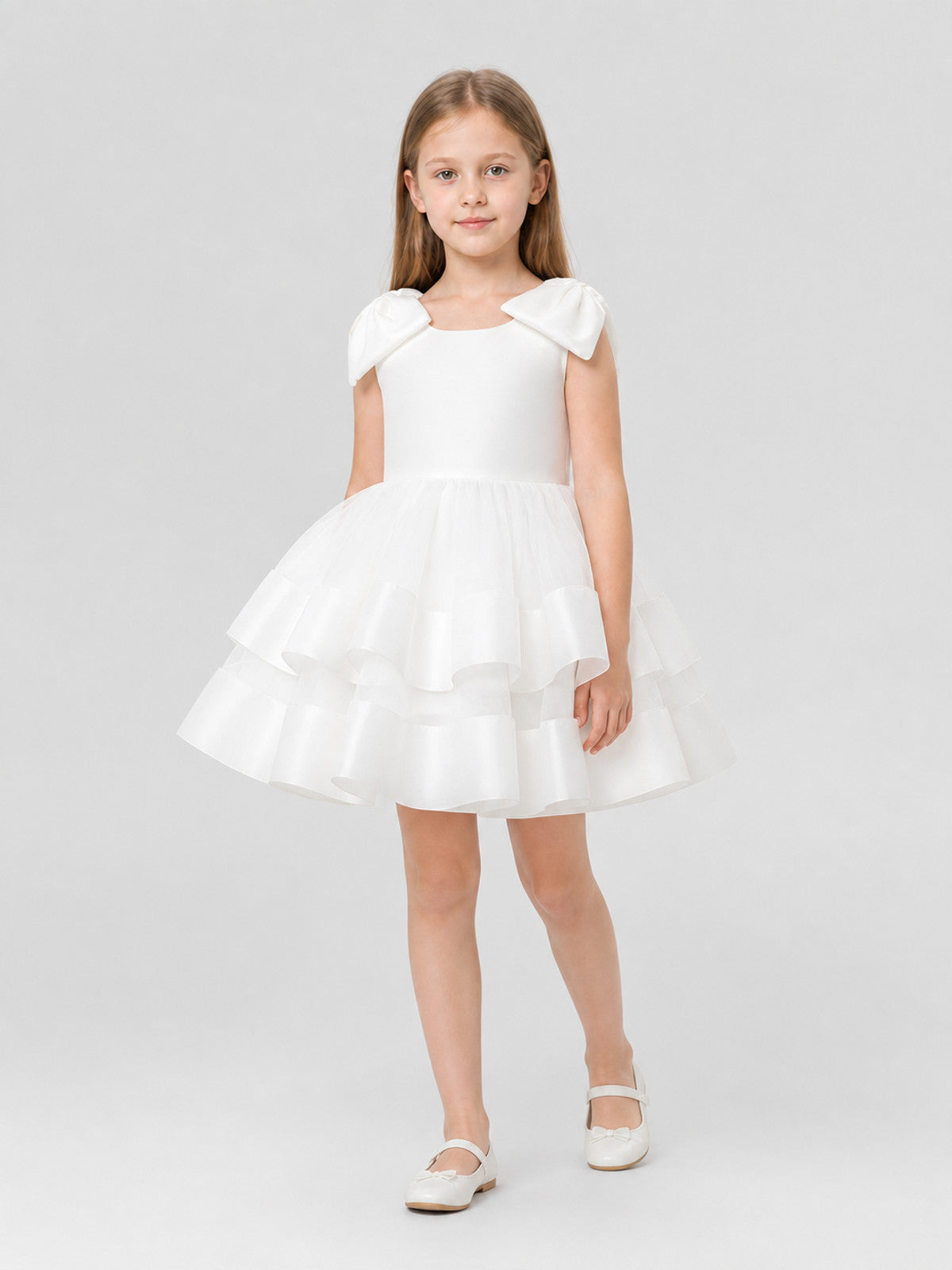 Full Dress with Bow, Layered Skirt Costume Dresses detail
