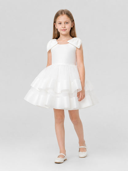 Full Dress with Bow, Layered Skirt Costume Dresses detail