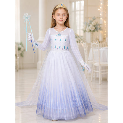 Snow Princess Carnival Costume for Cosplay