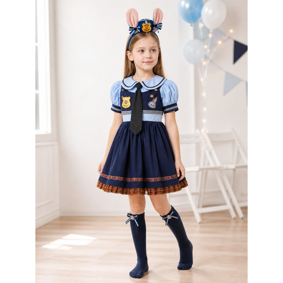 Halloween Police Bunny Costume