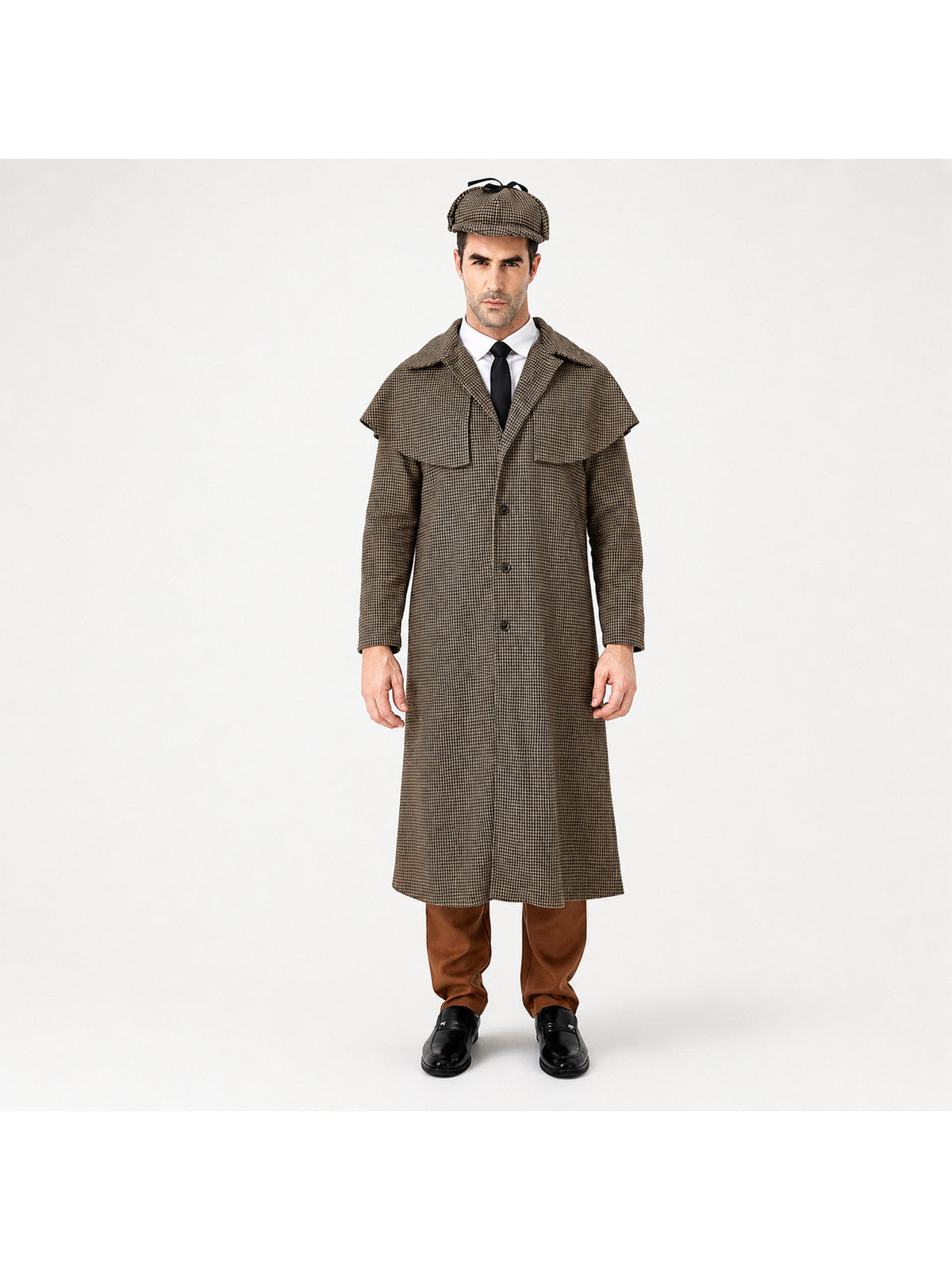Sherlock Holmes Plaid Costume lifestyle view