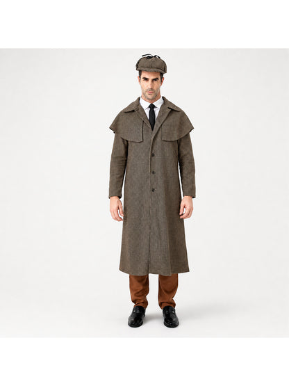 Sherlock Holmes Plaid Costume lifestyle view