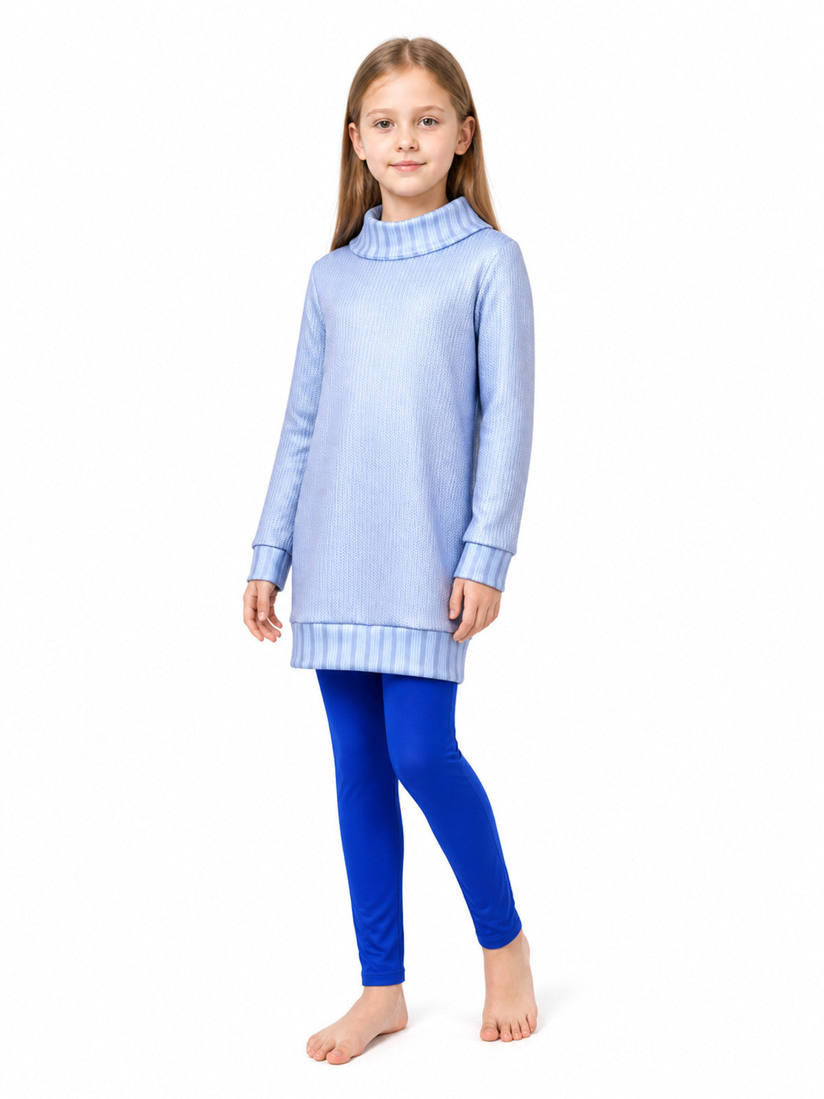 Children’s Joy Costume from Inside Out 2: Light Blue Top and Pants