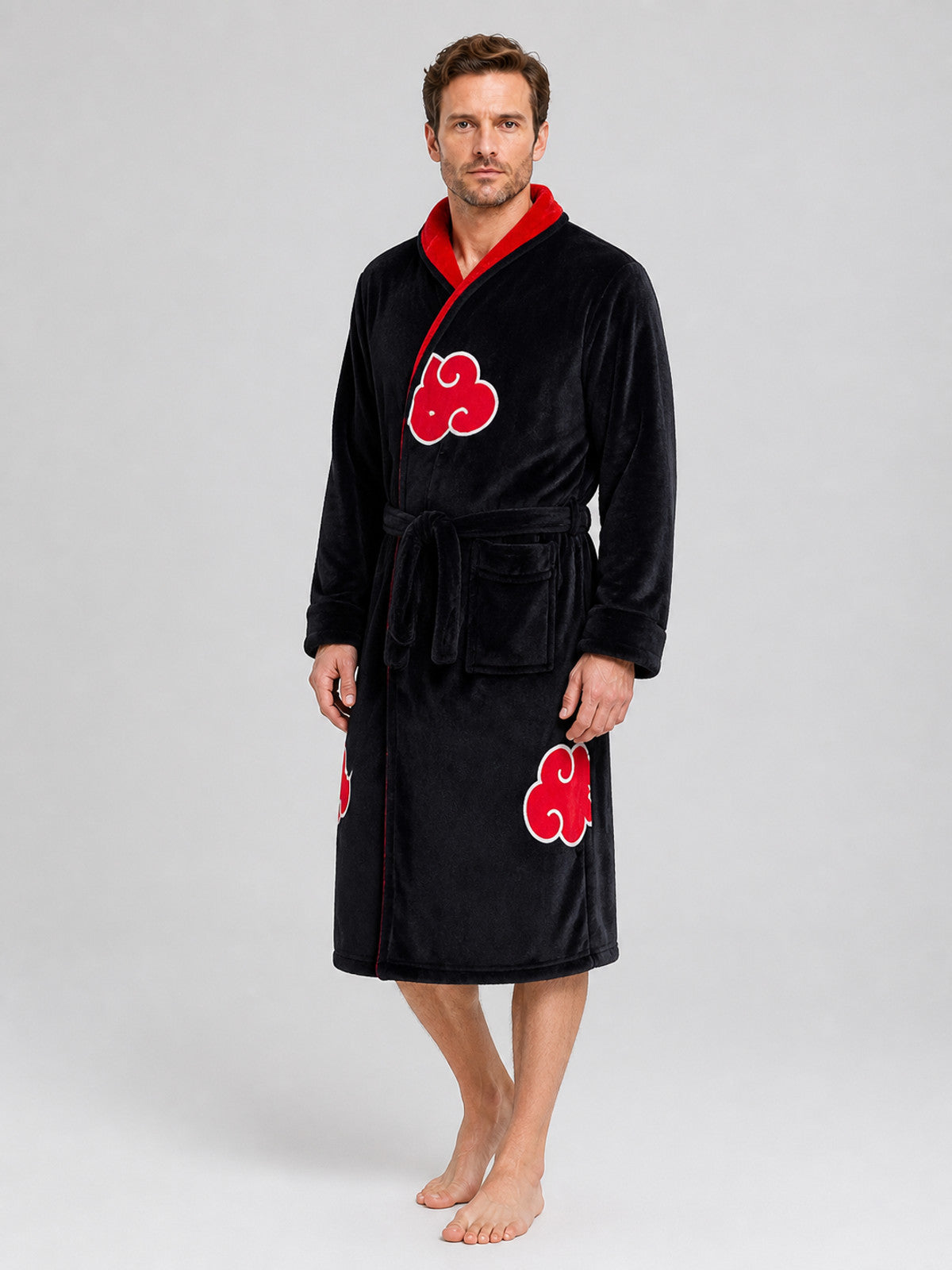 Hooded Cosplay Costume Robe with Clouds Costumes detail