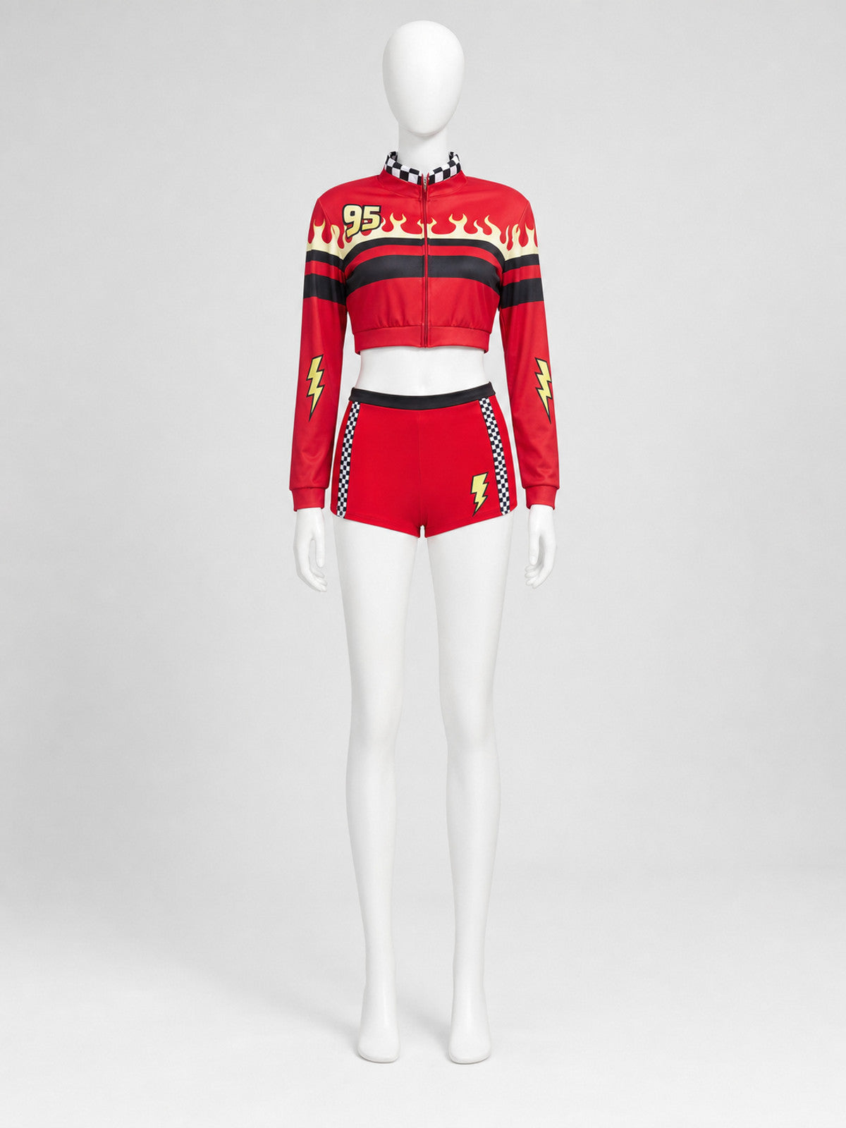 Two-Piece Racing-Style Stage Costume Costumes detail