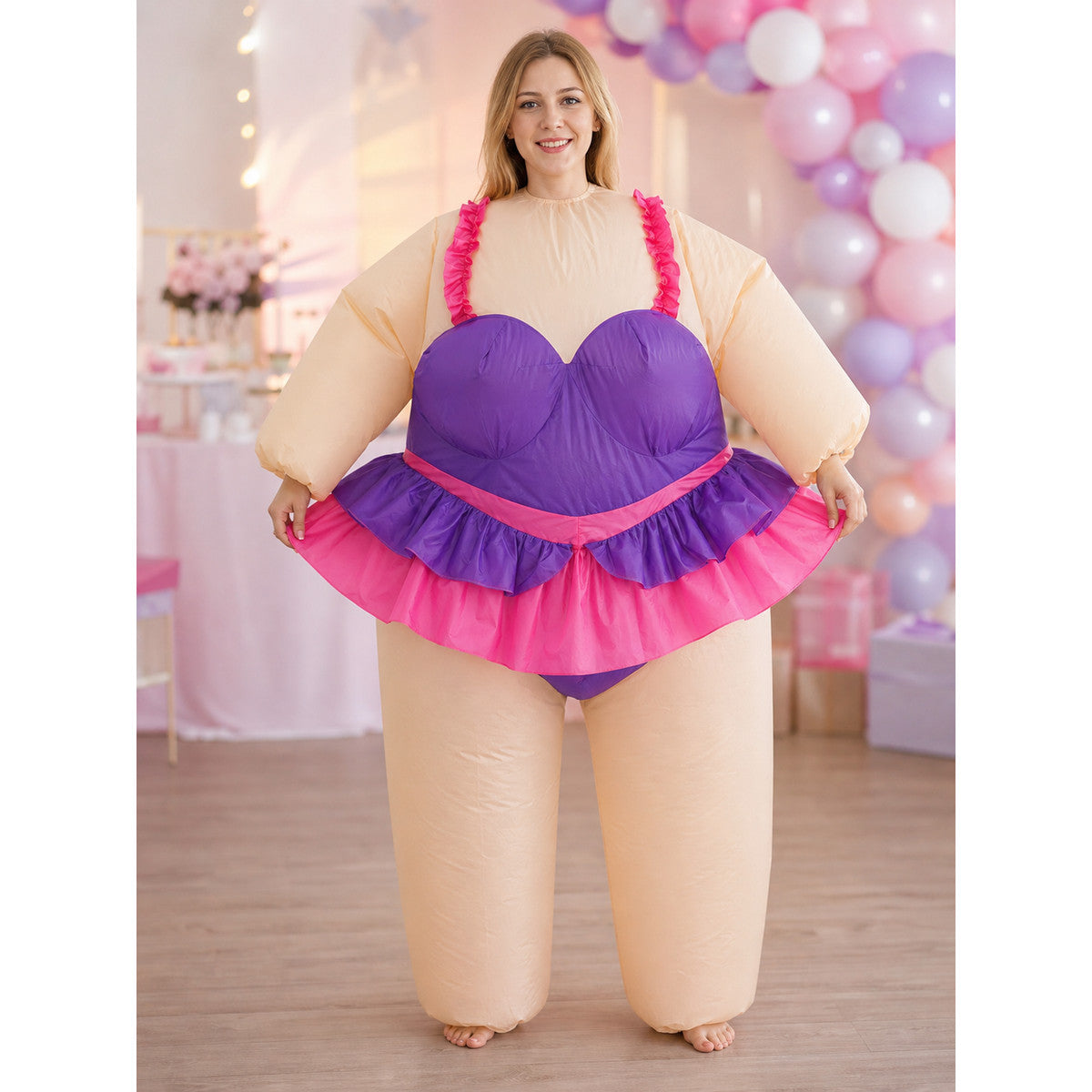 Inflatable Tutu Costume for Parties and Performances lifestyle view