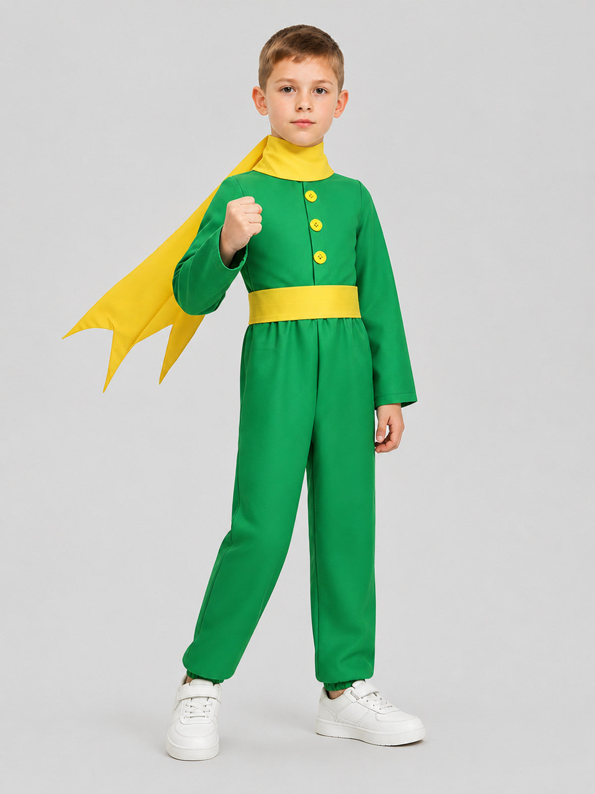 Children's Little Prince Costume, Green and Yellow Costumes detail