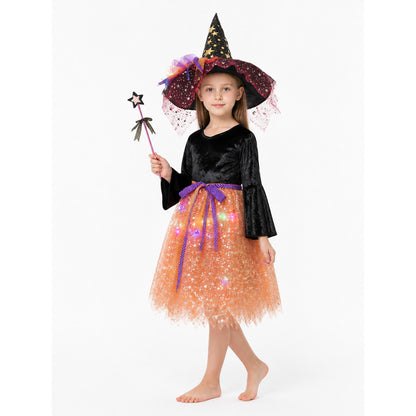 Witch Costume with Hat and Magic Wand lifestyle