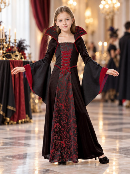 Vampire Costume with Red Trim lifestyle view