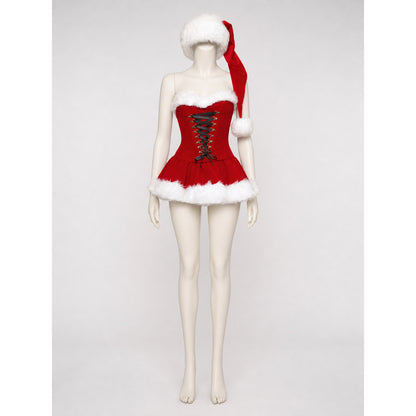 Christmas Costume with Fur Trim lifestyle