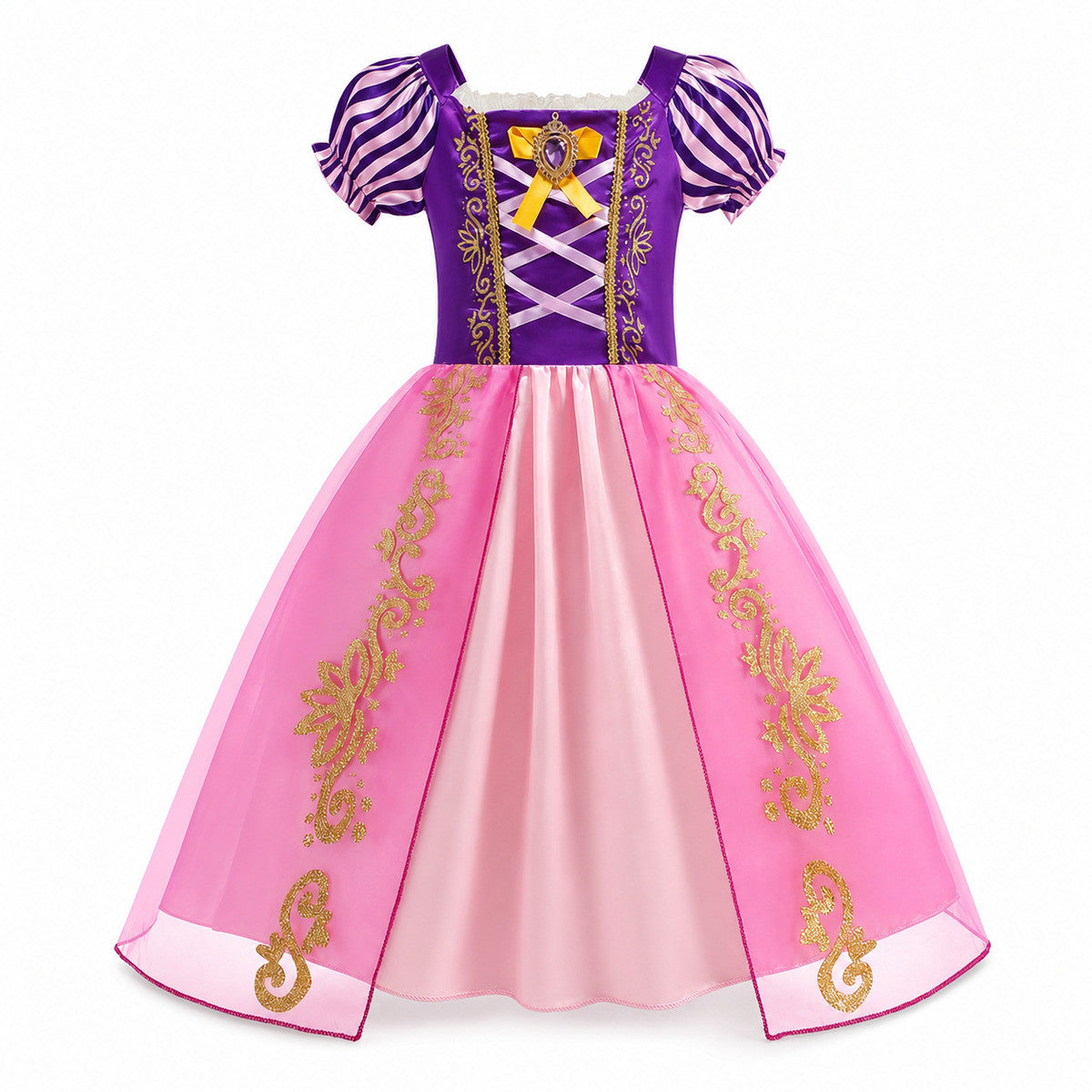 2026 Girl Princess Dress Costume Princess Cosplay Halloween Carnival Party Vestidos Kid Dress - Color:B