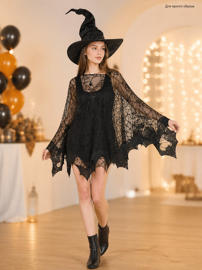 Black Witch Costume for Halloween and Cosplay