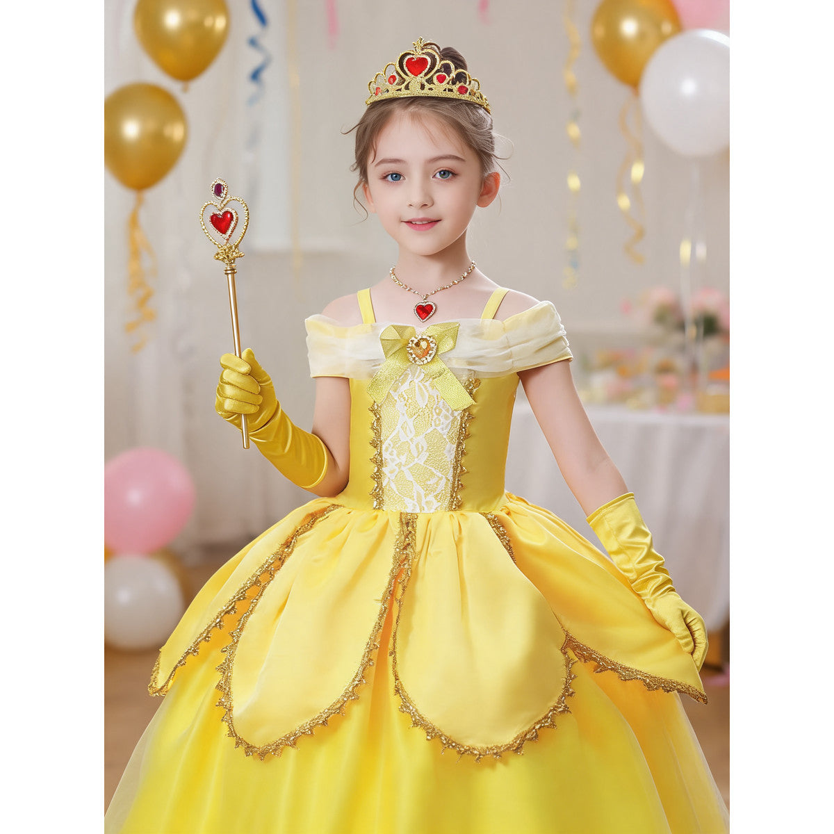 Golden Princess Costume Set lifestyle view 2