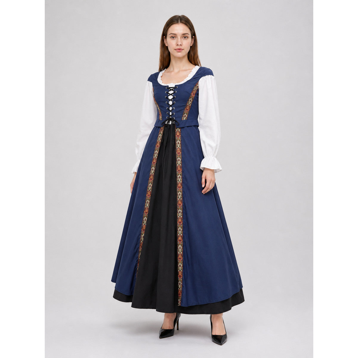 Halloween Witch Costume: Dress with Cape Costume Dresses detail