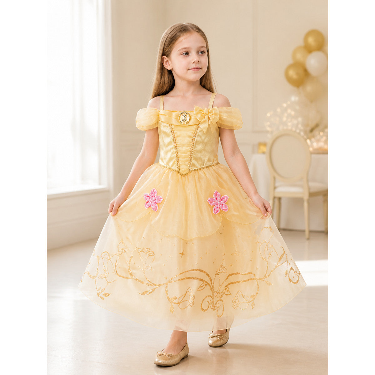 Princess Costume in Pink and Gold Tones lifestyle view