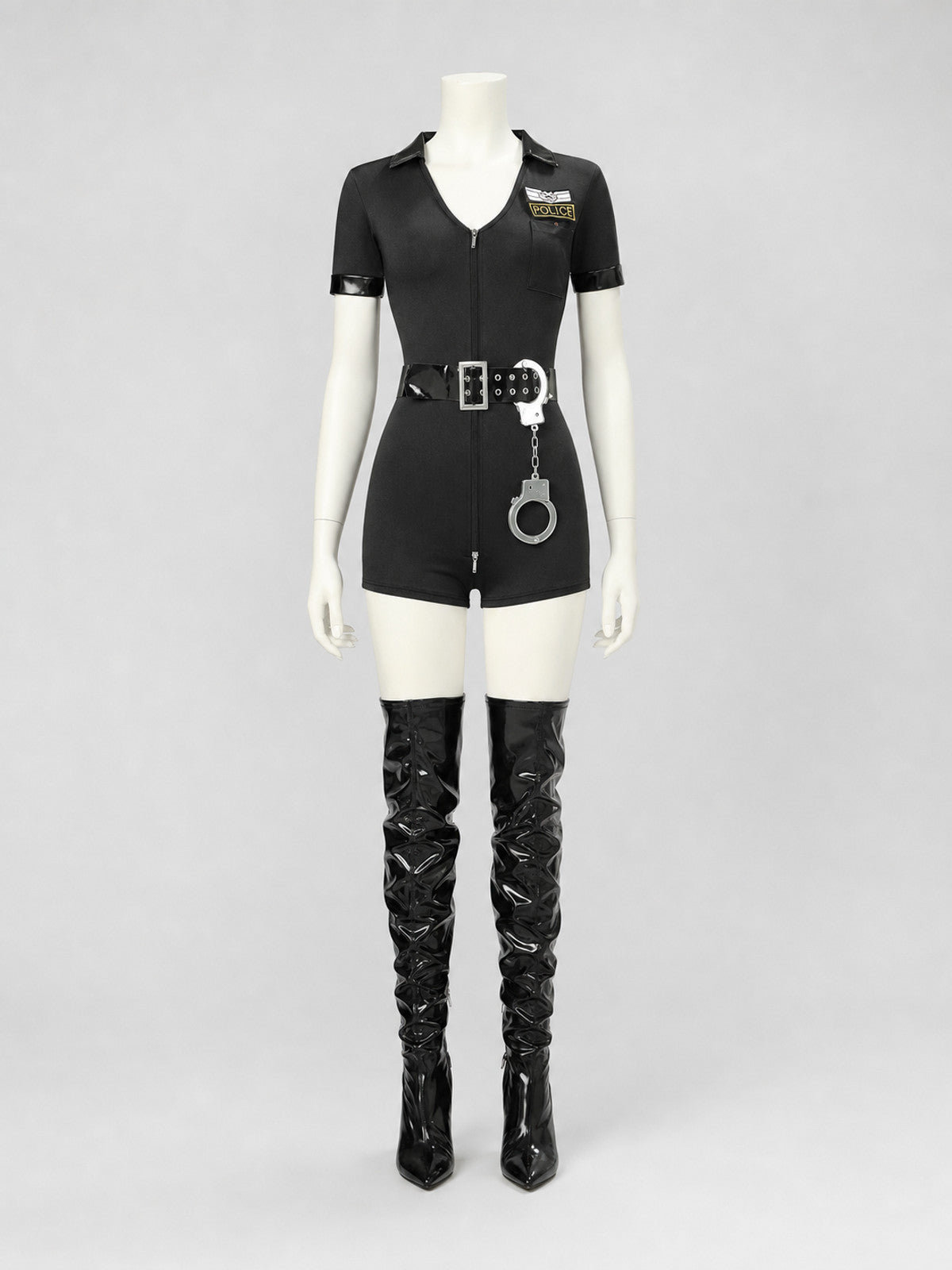 Police Jumpsuit Costume for Cosplay and Halloween