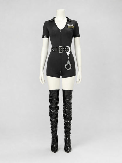 Police Jumpsuit Costume for Cosplay and Halloween