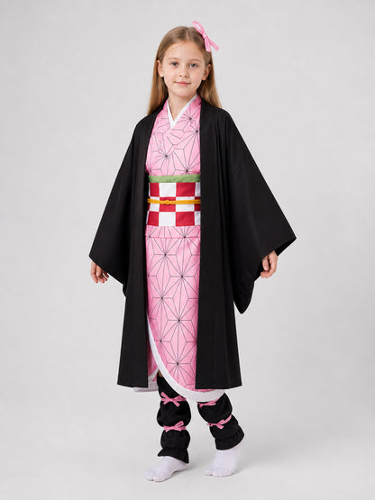 Demon Slayer Cosplay Costume with Cape Costume Capes detail