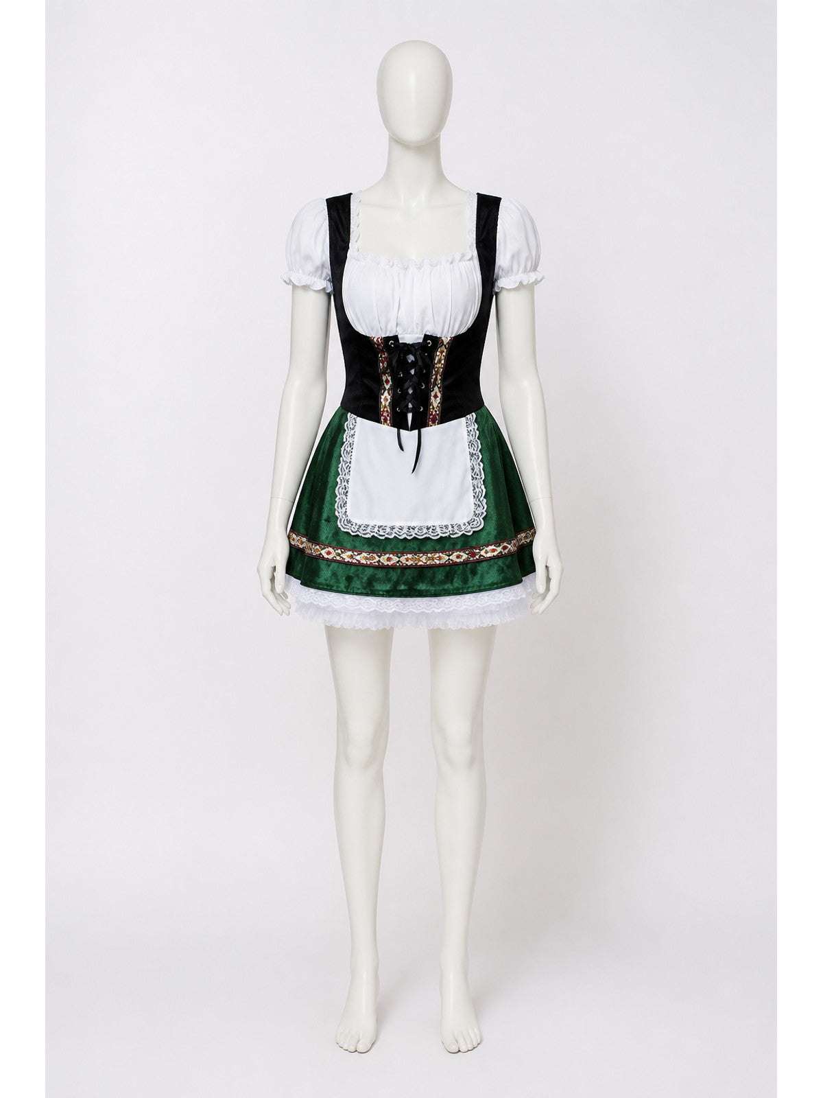 Oktoberfest Costume with Apron and Corset