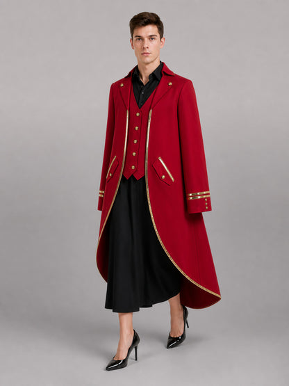 Red Carnival Cloak with Gold Trim occasion guide