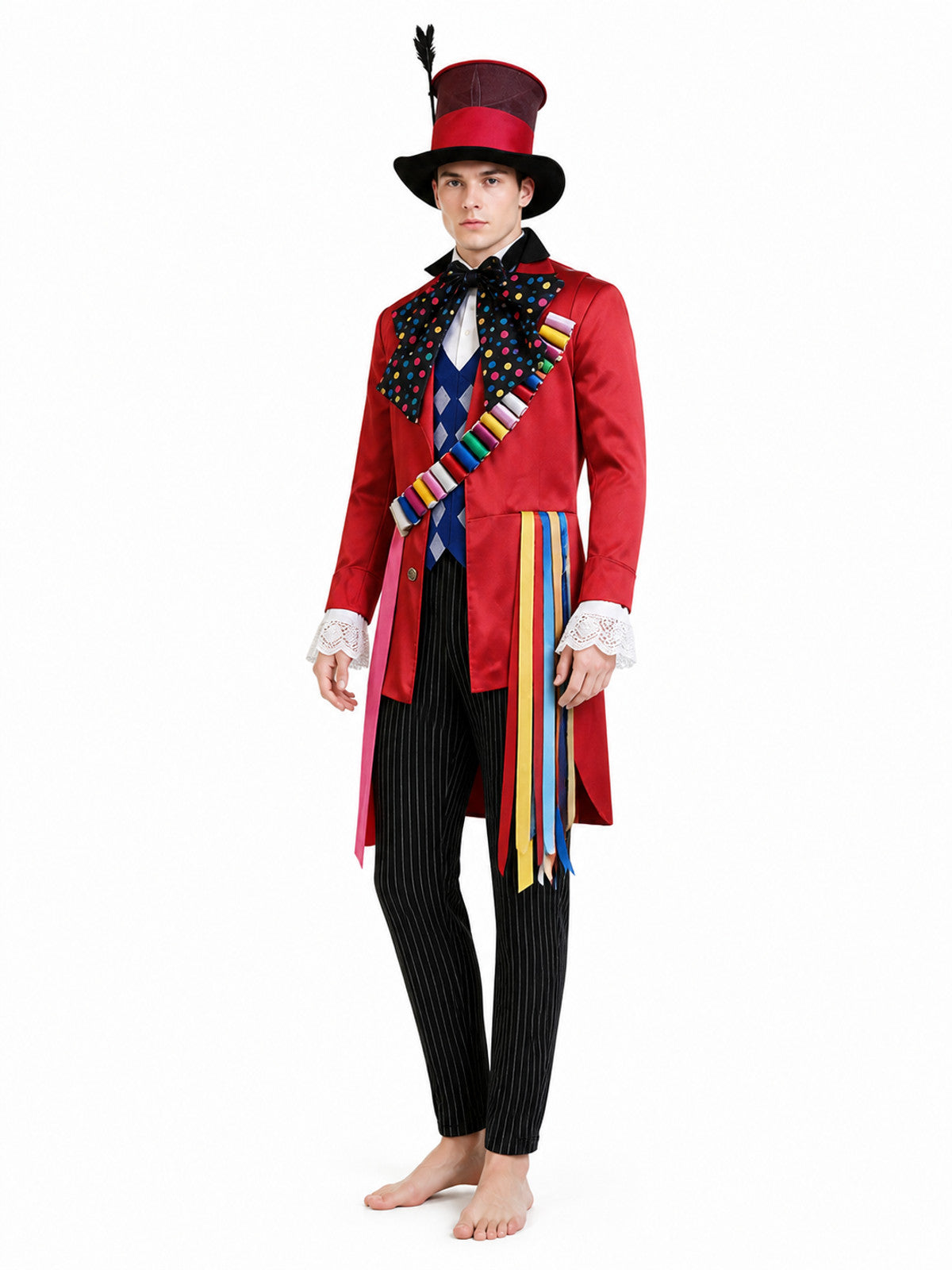 Carnival Cosplay Costume with Top Hat Costume Headwear detail