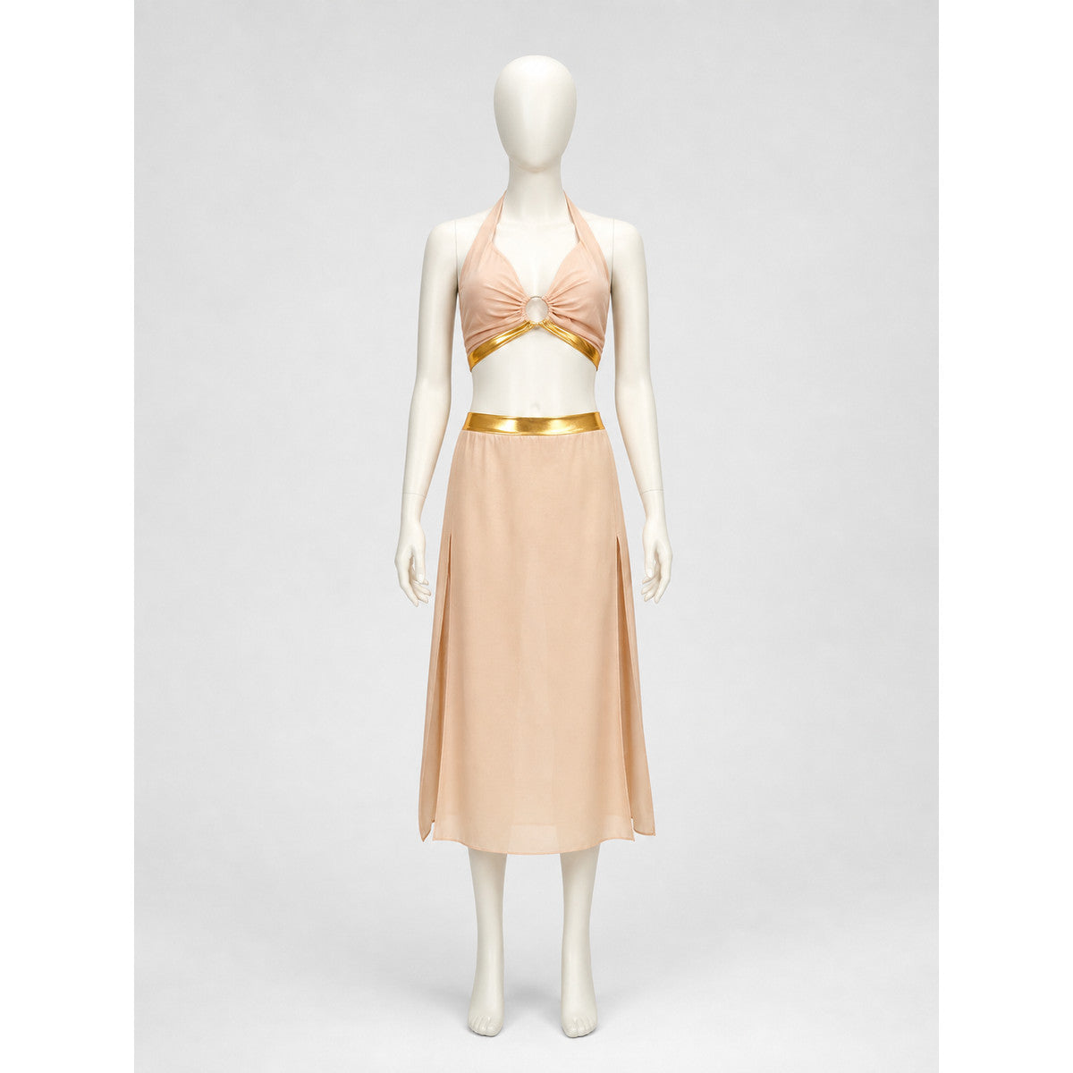 Stage Costume: Top and Long Skirt with Slit