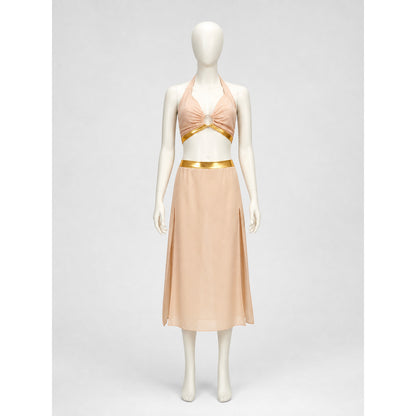 Stage Costume: Top and Long Skirt with Slit