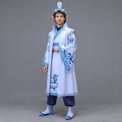 Ao Bing Cosplay Costume, Horned Set Costumes detail