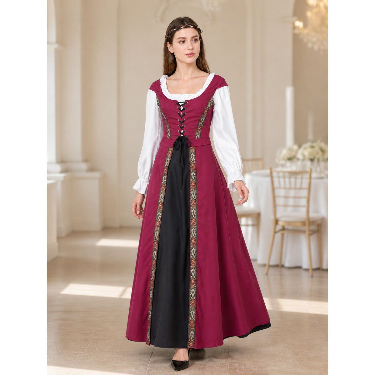 Red Princess Costume for Halloween lifestyle view