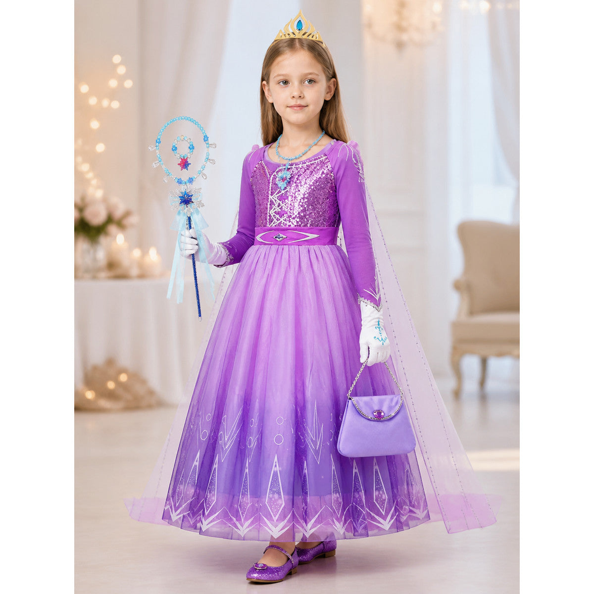 Purple Princess Halloween Costume lifestyle view