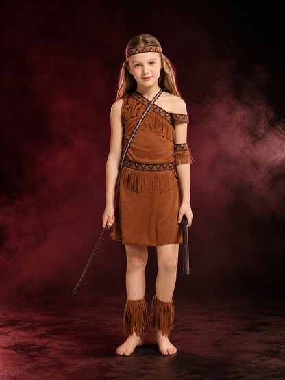 Fringed Indian Princess Costume G-0342 for Masquerades main product view
