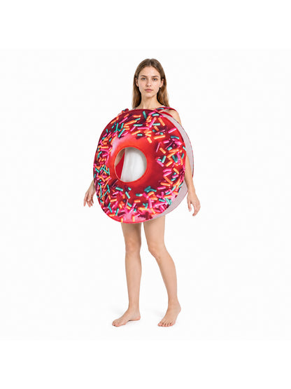 Donut Costume with Red Frosting and Colorful Sprinkles Costumes detail
