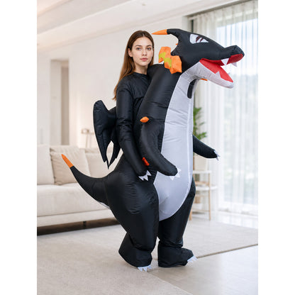 Inflatable Dragon Figure for Halloween and Parties lifestyle