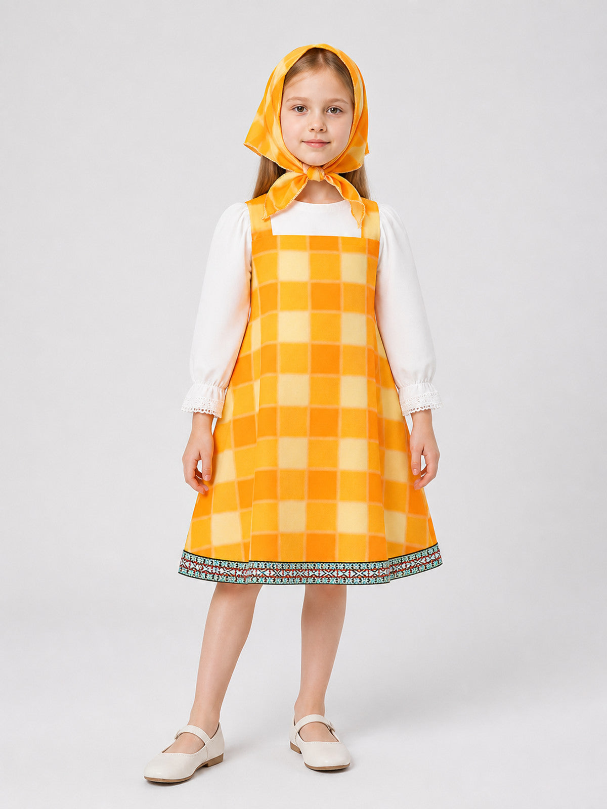 Little Red Riding Hood Costume: Dress with Cape