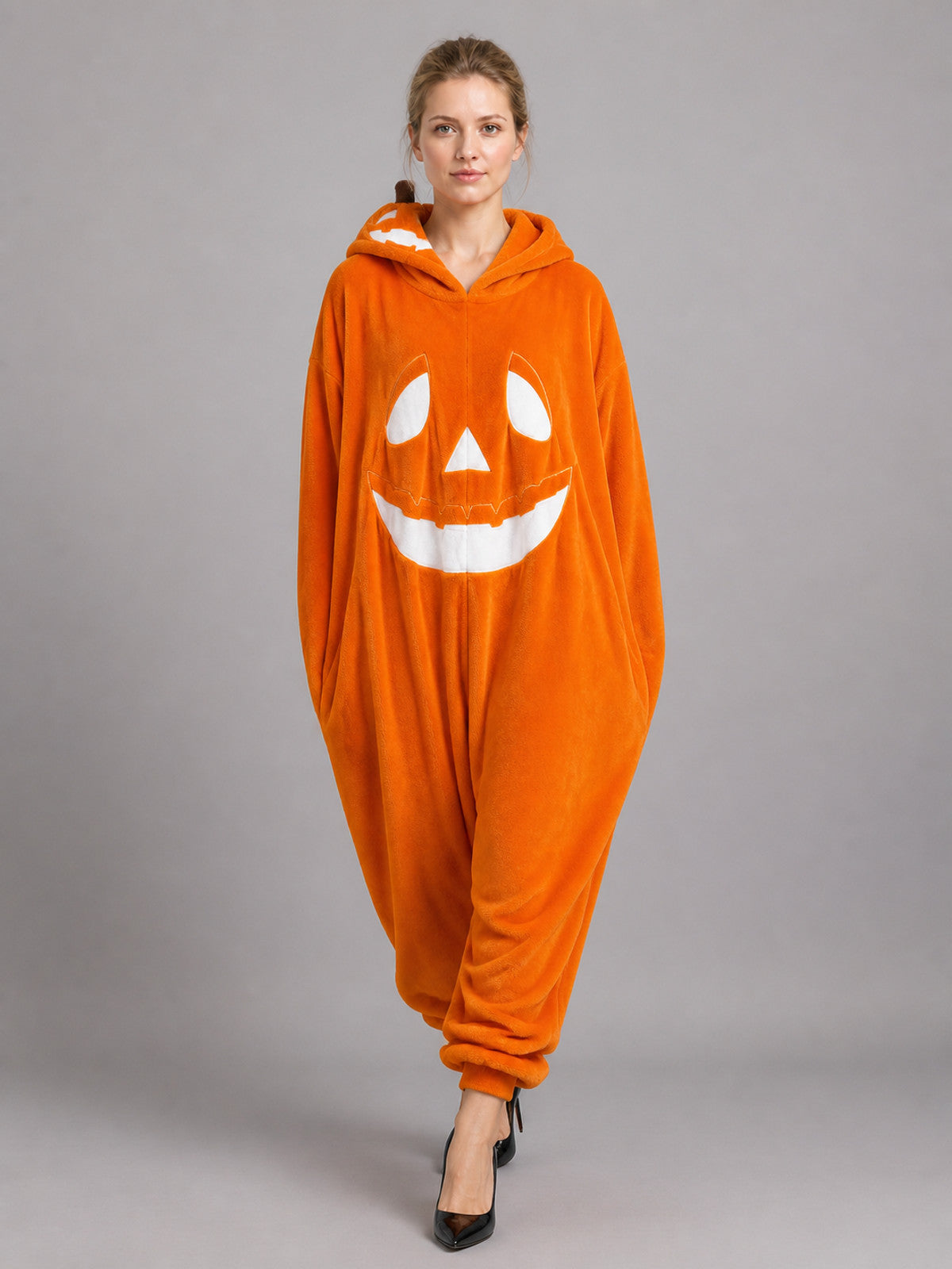 Orange Hooded Pumpkin One-Piece Pajama occasion guide