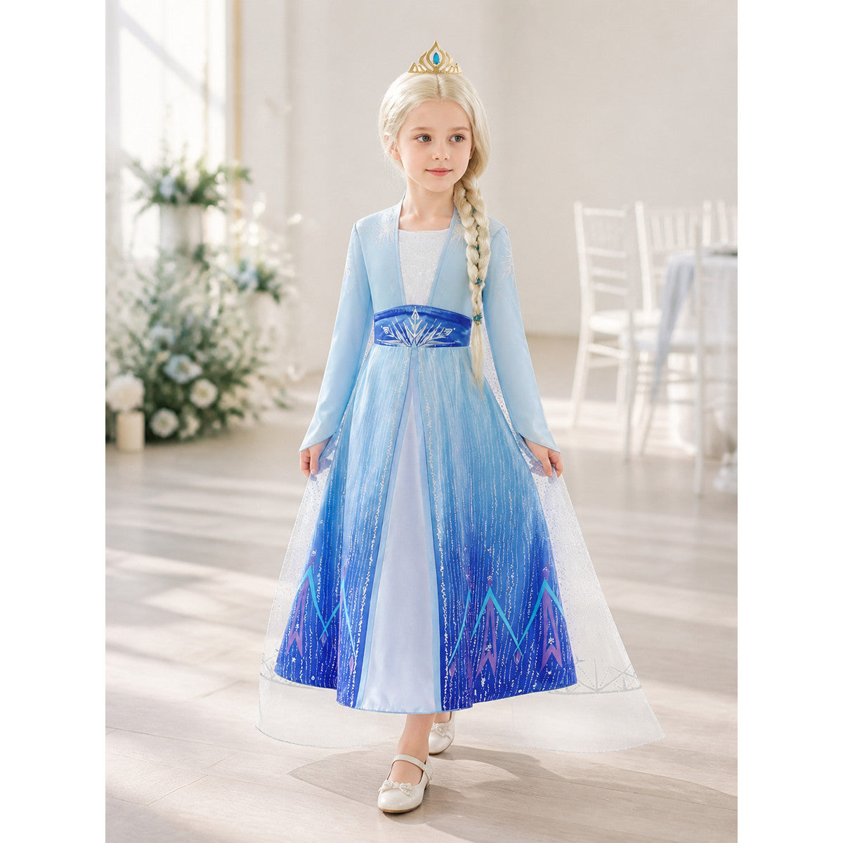 Princess Costume, Blue and White, for Cosplay lifestyle view