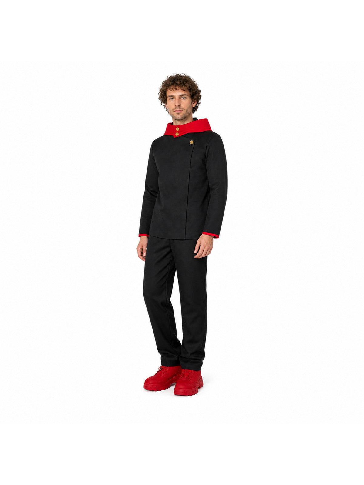 Anime Cosplay Costume with Top and Pants